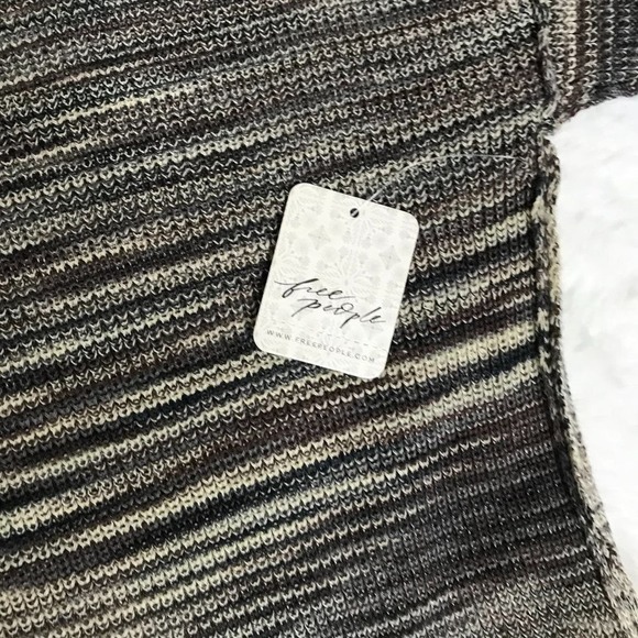 𝅺New FREE PEOPLE Mercury Henley‎ Sweater Large - Picture 7 of 8